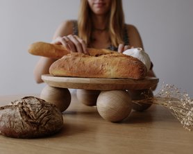 Поднос-подставка MON из массива дуба в наличии-1