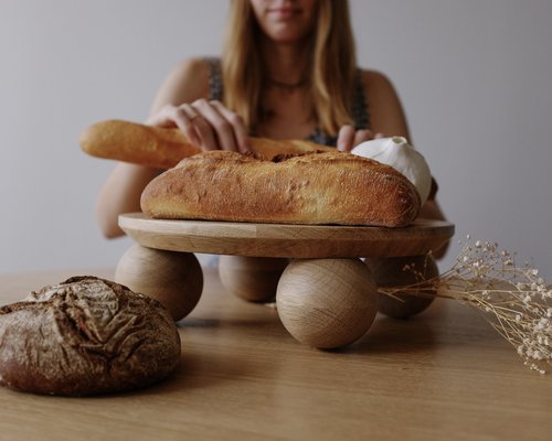 Поднос-подставка MON из массива дуба в наличии Поднос-подставка MON из массива дуба в наличии