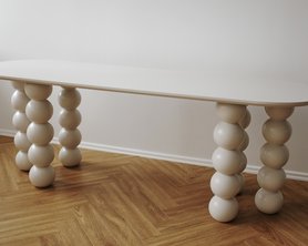 Стол с ножками шары Арт. 8102-6