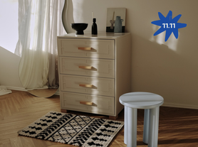 Высокий комод с ящиками в классическом стиле Эмпи 11.11. Черная пятница-2