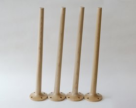 Ножки мебельные деревянные для стола Бук 715 мм - 4 шт.-1