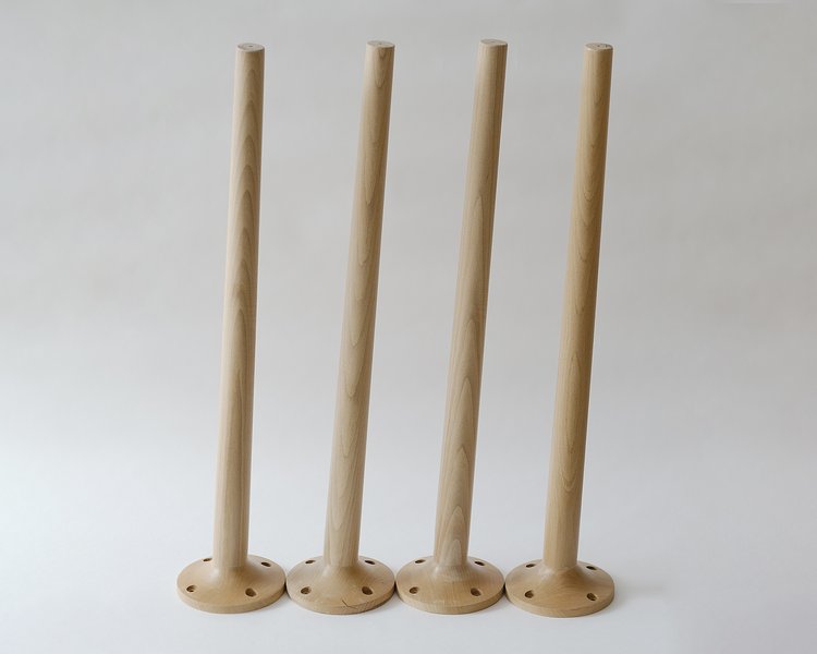 Ножки мебельные деревянные для стола Бук 715 мм - 4 шт.