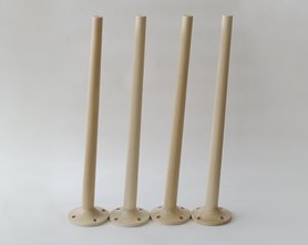 Ножки мебельные деревянные для стола Береза 715 мм  - 4 шт.-1