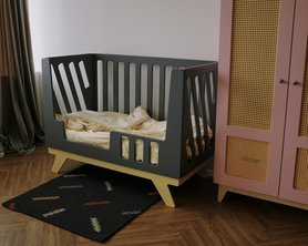 Детская кроватка для новорождённых Милки - Сочетай цвета-6