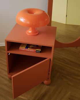 Прикроватная тумбочка с дверцей MON 450х400х500-6