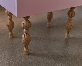 Ножки мебельные деревянные резные 250 - комплект 4шт-5