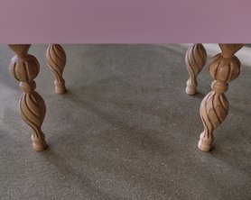Ножки мебельные деревянные резные 250 - комплект 4шт-8