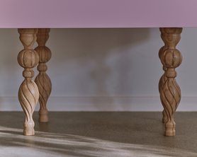 Ножки мебельные деревянные резные 250 - комплект 4шт-4