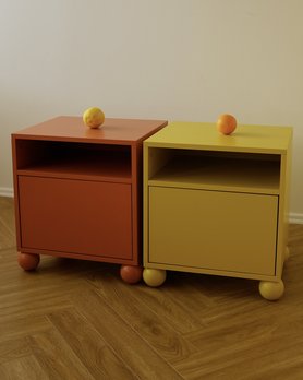 Прикроватная тумбочка с дверцей MON 450х400х500-2
