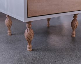 Ножки мебельные деревянные резные 180 мм - комплект 4шт-6