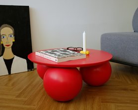 Журнальный столик на ножках шары-3