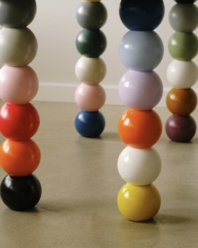 Ножка Шары разноцветная, 600 мм-4