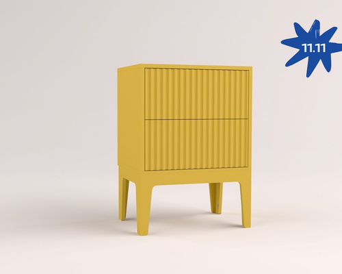 Тумба с объёмными полосками Flow  11.11. Черная пятница