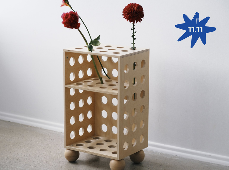 Тумба прикроватная Дот 11.11. Черная пятница