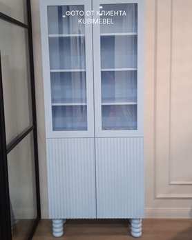 Стеллаж со стеклом на ножках Баум Арт. 9515-2