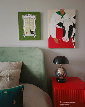 Тумба с объёмными полосками Flow-18