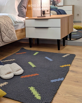 Ковер Конфетти серый  SALE-5