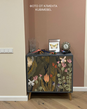 Тумба с принтом "По утру в поле"-7