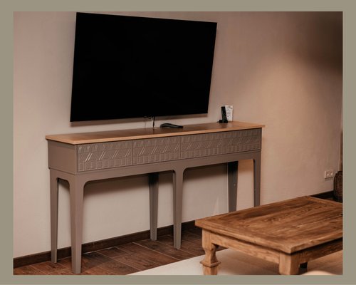 Консоль под ТВ Псковские мотивы Арт. 6855