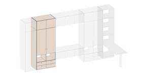 Шкаф Форма #1-4
