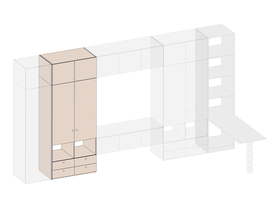 Шкаф Форма #1-3