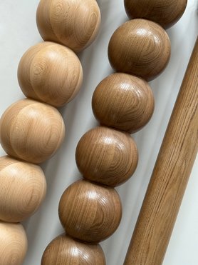 Ножка Шары натуральная 720 мм, 1 шт.-1