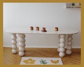Стол с ножками шары Арт. 8102-1