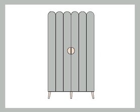 Шкаф Фло Арт. 6062-1