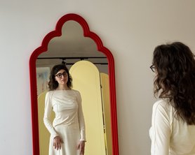 Фигурное зеркало Псковские мотивы  в наличии-4