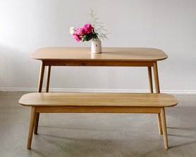 Стол обеденный с подстольем шпон дуба-1