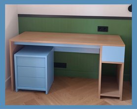 Парта с полкой Cabinet Арт. 8453-1