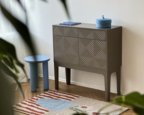 Высокая тумба Flow Геометрия в наличии