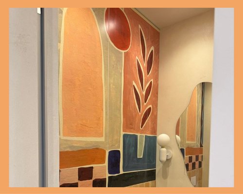 Шкаф в нишу  с принтом  Арт. 7974 Шкаф в нишу  с принтом  Арт. 7974