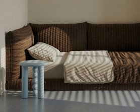 Столик - табурет Мон на 3-х ножках с ножкой Бусы в наличии-1