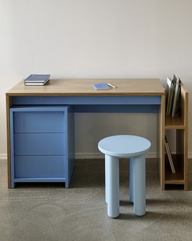 Тумбочка на колесиках с ящиками Кабинет в наличии-2