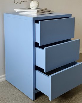 Тумбочка на колесиках с ящиками Кабинет в наличии-3