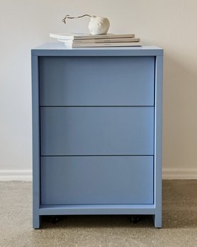 Тумбочка на колесиках с ящиками Кабинет в наличии-5