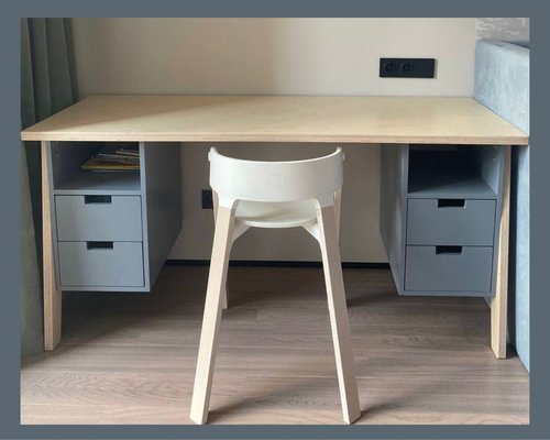 Стол письменный Kit Maxi столешница дерево Арт. 4620 Стол письменный Kit Maxi столешница дерево Арт. 4620