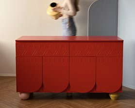 Комод с арочными фасадами Псковские мотивы-1