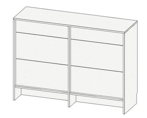 Комод Cabinet Easy 6 ящиков