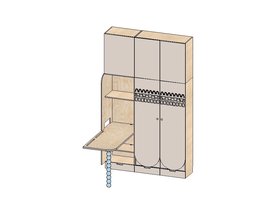 Шкаф со столом Арт. 9760-1