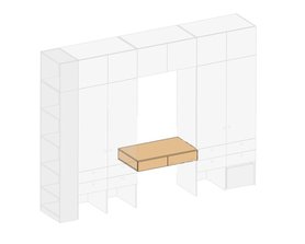 Стол с ящиками Форма-1