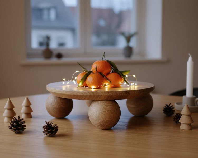 Поднос-подставка MON из массива дуба