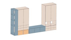 Тумба под ТВ Форма напольная-3