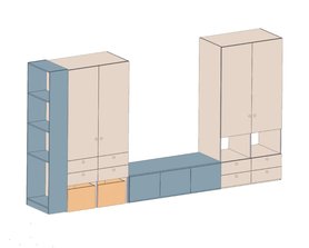 Тумба под ТВ Форма напольная-3