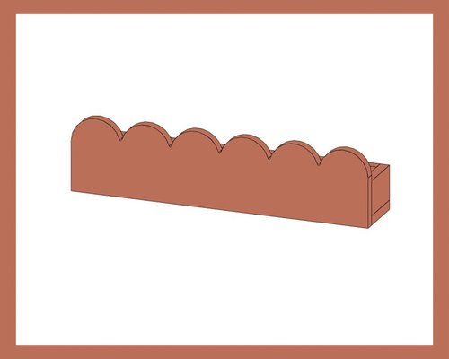 Полка навесная Фло Арт. 9061