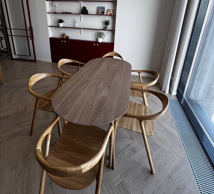 Обеденный стол Ретро из массива дуба Арт. 9758