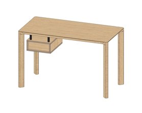 Письменный стол Куб с ящиком-2