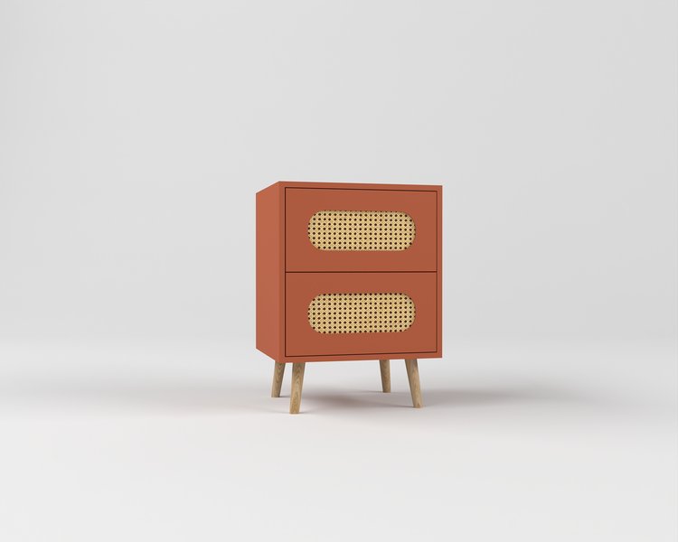 Тумба прикроватная ротанг Луми