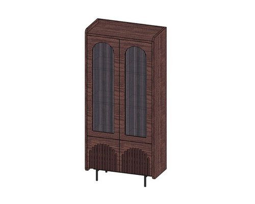 Витрина Ретро из шпона